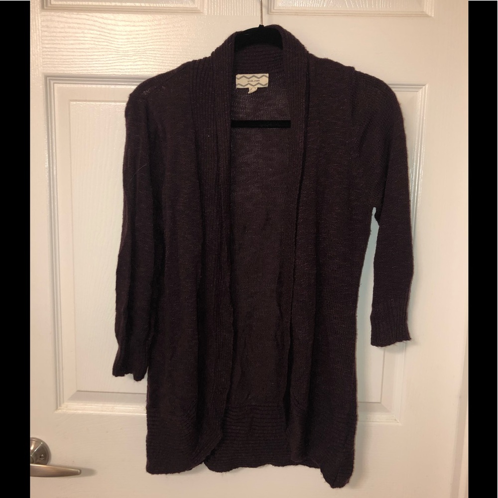 Dark Purple Cardigan